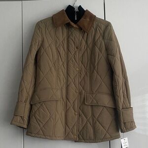 Quilted Tan Utility Jacket